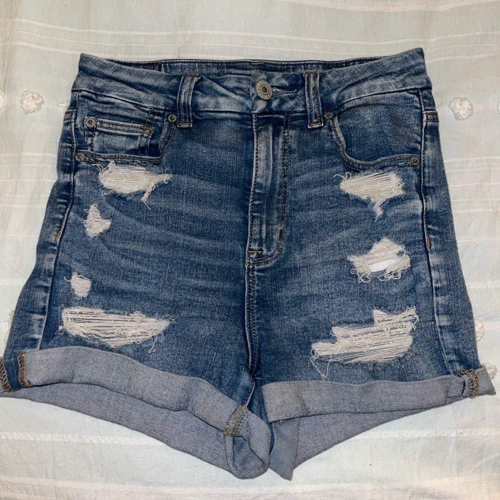 American Eagle Outfitters Ripped Denim Shorts